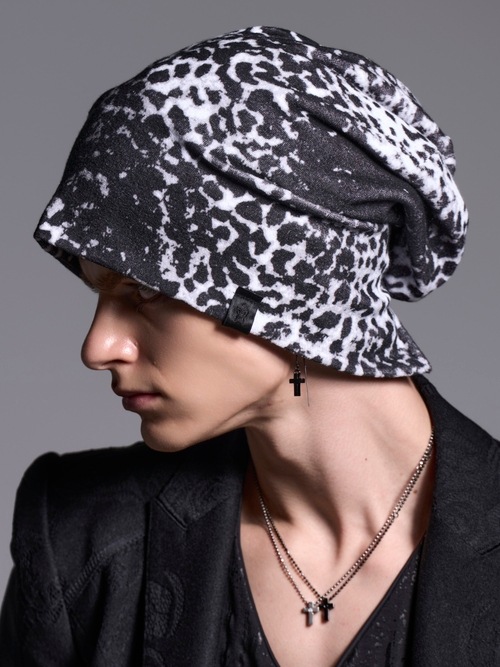(ͽ���ʡ�5��6������ͽ��/kiryuyrik������奦����奦/Leopard Pile Jersey Cap/Black&Gray