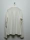 ATTACHMENT�������å�����/VI/PE SMOOTH ZIP-UP HIGHNECK L/S TEE/OFF WHITE