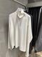 (ͽ���ʡ�8��9������ͽ��/ATTACHMENT�������å�����/VI/PE SMOOTH ZIP-UP HIGHNECK L/S TEE/OFF WHITE