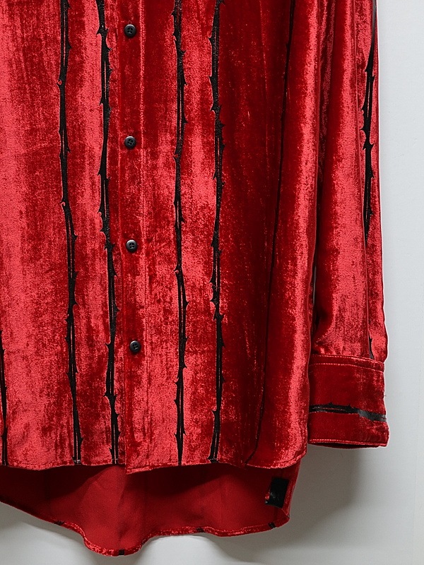 (ͽ���ʡ�10������11������ͽ��/kiryuyrik������奦����奦/TOGE Velvet Shirt/Red