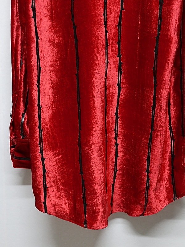 (ͽ���ʡ�10������11������ͽ��/kiryuyrik������奦����奦/TOGE Velvet Shirt/Red