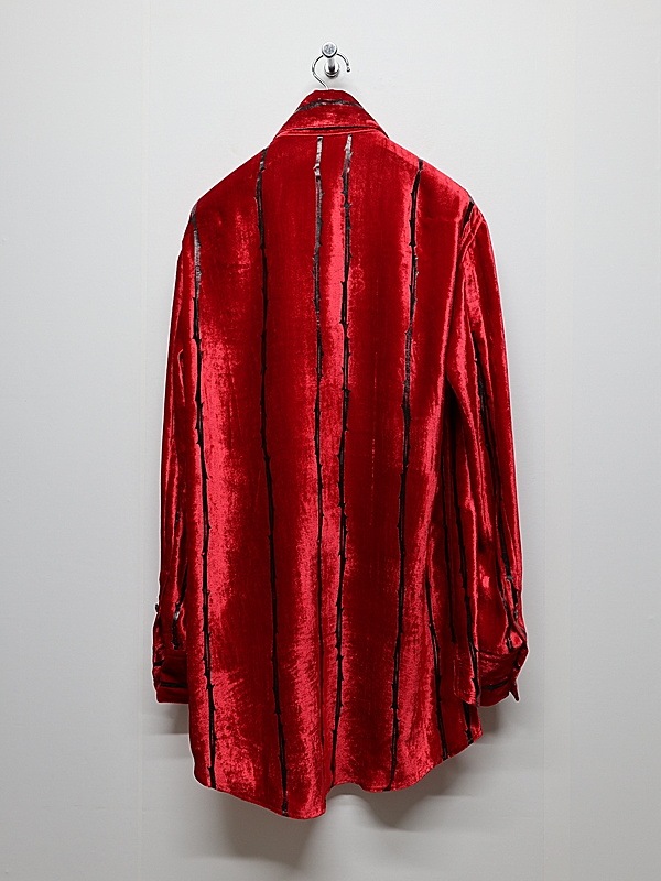 (ͽ���ʡ�10������11������ͽ��/kiryuyrik������奦����奦/TOGE Velvet Shirt/Red