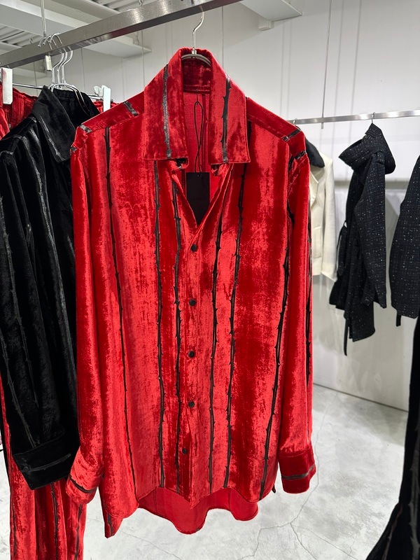 (ͽ���ʡ�10������11������ͽ��/kiryuyrik������奦����奦/TOGE Velvet Shirt/Red