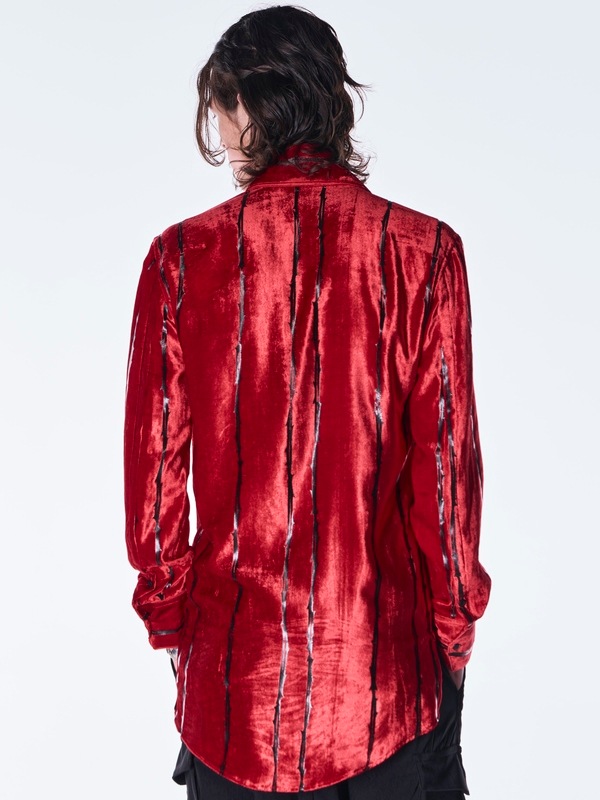(ͽ���ʡ�10������11������ͽ��/kiryuyrik������奦����奦/TOGE Velvet Shirt/Red