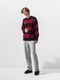 (ͽ���ʡ�11��12������ͽ��/42TH RESOUND CLOTHING���ꥵ����ɥ���������/LOOSE FIT cable law sweater/BKRED