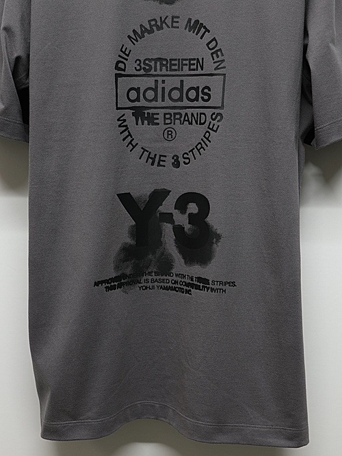 SALE40%OFF/Y-3���磻���꡼/GFX SS TEE 1/GRANIT.