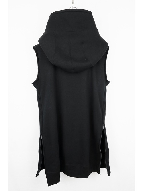 (ͽ)78ͽ/nude:masahiko maruyama ̡:ޥҥޥ/30/7 French Terry OVERSIZED SLEEVELESS HOODIE/Black
