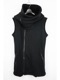 (ͽ)78ͽ/nude:masahiko maruyama ̡:ޥҥޥ/30/7 French Terry OVERSIZED SLEEVELESS HOODIE/Black