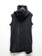 �㴰���nude:masahiko maruyama ���̡���:�ޥ��ҥ��ޥ���/30/7 French Terry OVERSIZED SLEEVELESS HOODIE/Black