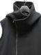 �㴰���nude:masahiko maruyama ���̡���:�ޥ��ҥ��ޥ���/30/7 French Terry OVERSIZED SLEEVELESS HOODIE/Black