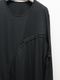 Ground Y�����饦��ɥ磻/C/MO JERSEY CURVED CRAWCORD LONG SLEEVED T-SHIRT/BLACK