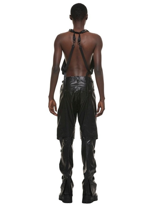 (ͽ����)2��3������ͽ��/JULIUS����ꥦ��/LAMINATED CLOTH VEST3/BLACK