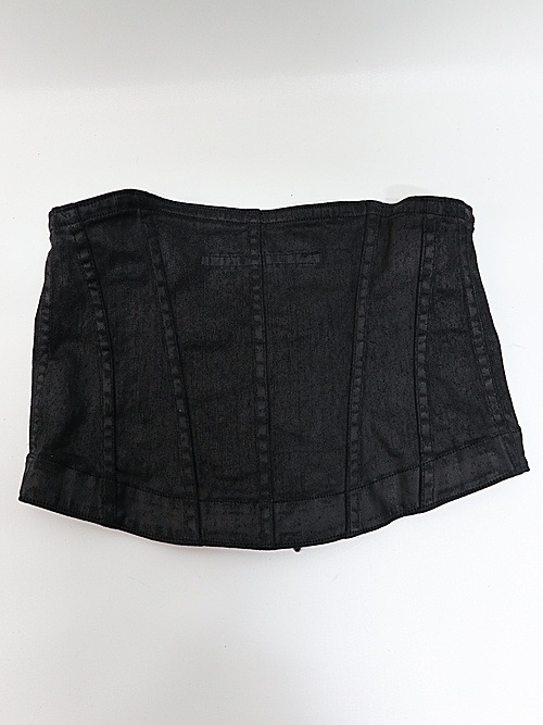 JULIUS����ꥦ��/10oz COATED STRETCH DENIM ACCESSORY3/BLACK