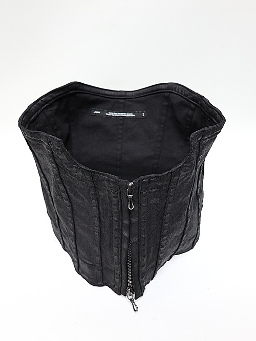 JULIUS����ꥦ��/10oz COATED STRETCH DENIM ACCESSORY3/BLACK