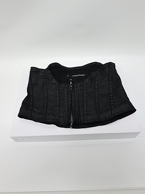 JULIUS����ꥦ��/10oz COATED STRETCH DENIM ACCESSORY3/BLACK
