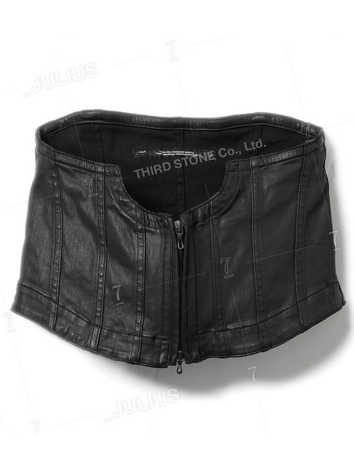 (ͽ����)1��2������ͽ��/JULIUS����ꥦ��/10oz COATED STRETCH DENIM ACCESSORY3/BLACK��