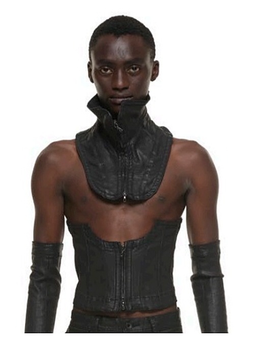 (ͽ����)1��2������ͽ��/JULIUS����ꥦ��/10oz COATED STRETCH DENIM ACCESSORY3/BLACK��