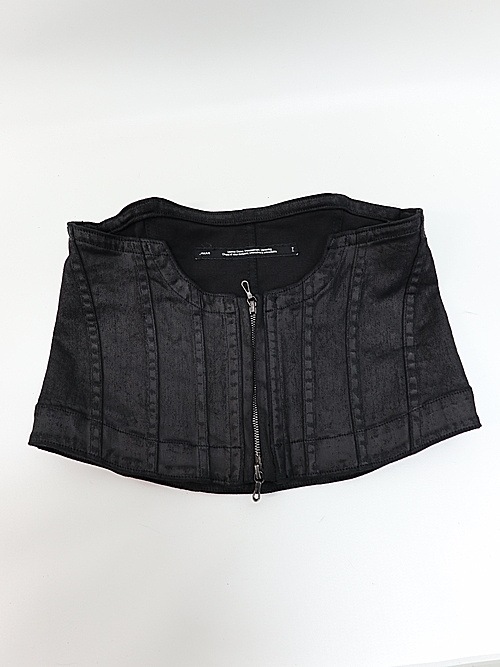 (ͽ����)1��2������ͽ��/JULIUS����ꥦ��/10oz COATED STRETCH DENIM ACCESSORY3/BLACK��