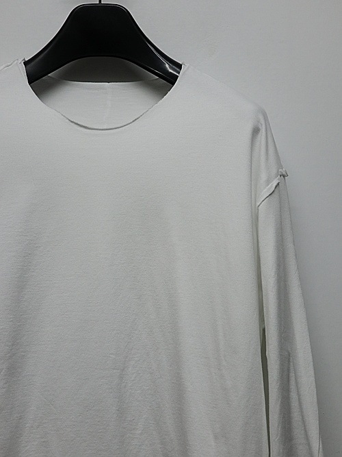 ATTACHMENT�������å�����/80/2 PIMA CO JERSEY SLIM FIT LAYERED L/S TEE/WHITE