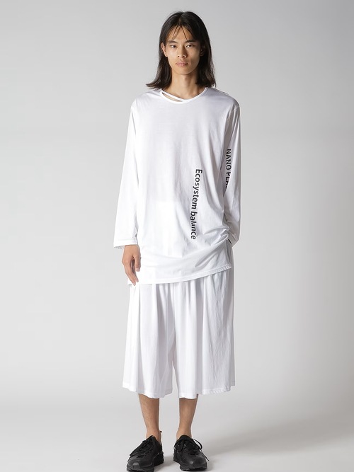 Yohji Yamamoto���襦����ޥ��/110/2��ŷ�����ѷ��ޤ���Ĺµ�ץ���T�����A/WHITE