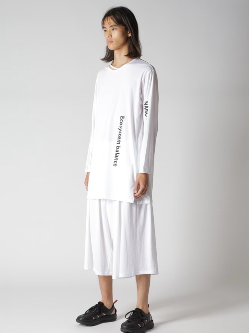 Yohji Yamamoto���襦����ޥ��/110/2��ŷ�����ѷ��ޤ���Ĺµ�ץ���T�����A/WHITE
