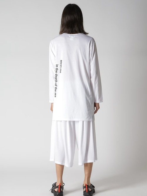 Yohji Yamamoto���襦����ޥ��/110/2��ŷ�����ѷ��ޤ���Ĺµ�ץ���T�����A/WHITE