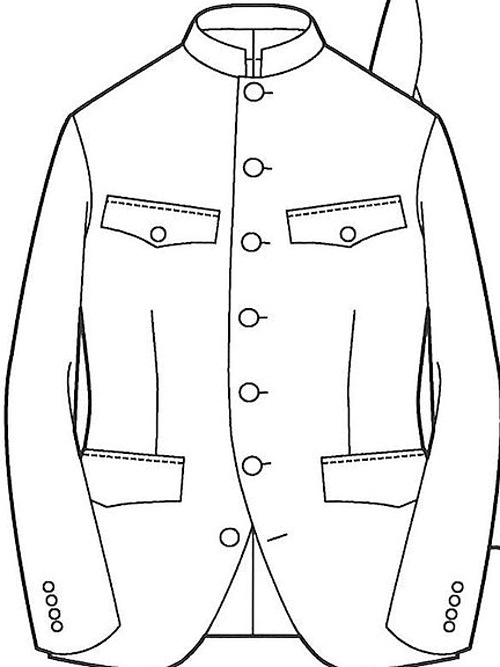 Ground Y�����饦��ɥ磻/W/GABARDINE STAND COLLAR JACKET MENS/BLACK