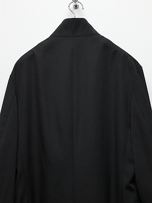 Ground Y�����饦��ɥ磻/W/GABARDINE STAND COLLAR JACKET MENS/BLACK