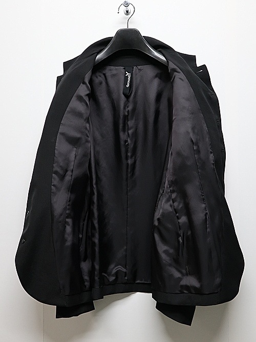 Ground Y�����饦��ɥ磻/W/GABARDINE STAND COLLAR JACKET MENS/BLACK