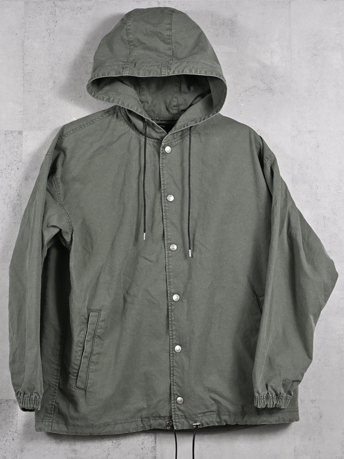 (ͽ���ʡ�3��4������ͽ��/39TH RESOUND CLOTHING���ꥵ����ɥ���������/LOOSE FIT coach hoodie/KHAKI