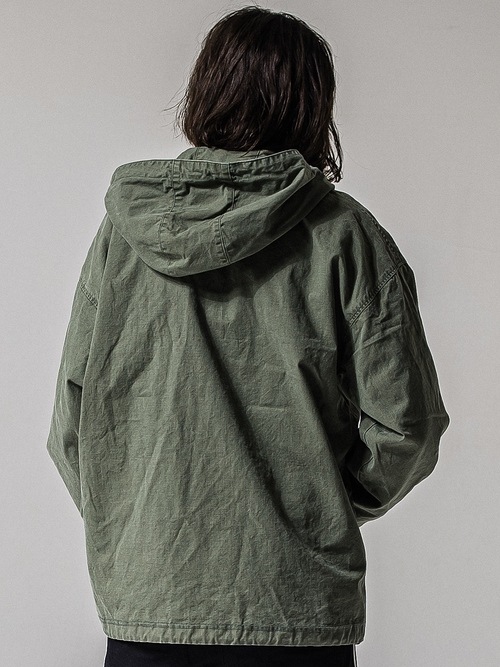 (ͽ���ʡ�3��4������ͽ��/39TH RESOUND CLOTHING���ꥵ����ɥ���������/LOOSE FIT coach hoodie/KHAKI