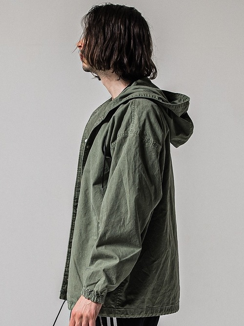 (ͽ���ʡ�3��4������ͽ��/39TH RESOUND CLOTHING���ꥵ����ɥ���������/LOOSE FIT coach hoodie/KHAKI