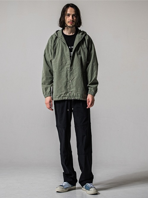 (ͽ���ʡ�3��4������ͽ��/39TH RESOUND CLOTHING���ꥵ����ɥ���������/LOOSE FIT coach hoodie/KHAKI