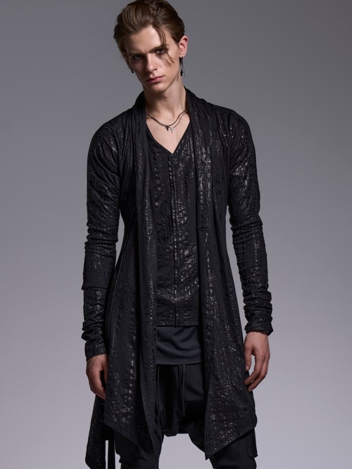 (ͽ���ʡ�5��6������ͽ��/kiryuyrik������奦����奦/HAKU-BEATENJIKU Dolman Flare Cardigan/Black