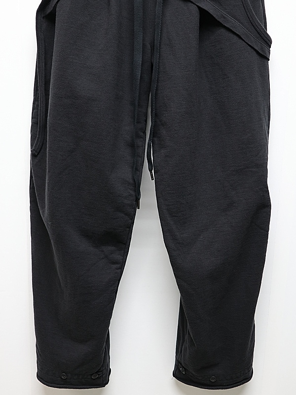 The Viridi-anne���� ������ǥ�����/SWEAT WIDE PANTS/BLACK