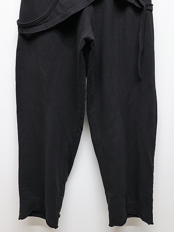 The Viridi-anne���� ������ǥ�����/SWEAT WIDE PANTS/BLACK