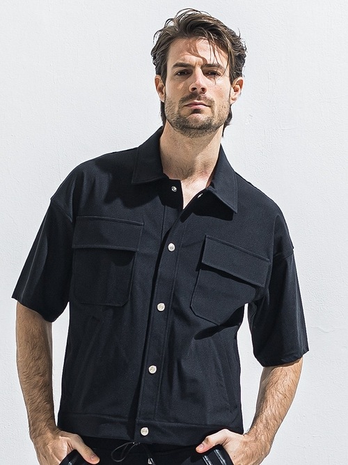 (ͽ���ʡ�5��6������ͽ��/40TH RESOUND CLOTHING���ꥵ����ɥ���������/CPO HALE SHIRTS JK/BLACK