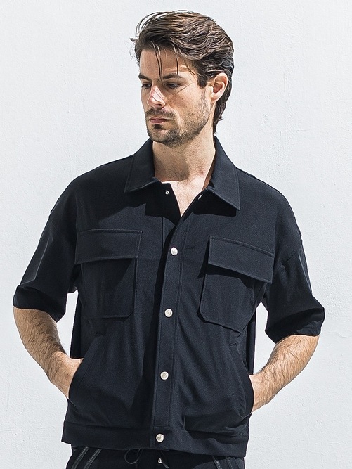 (ͽ���ʡ�5��6������ͽ��/40TH RESOUND CLOTHING���ꥵ����ɥ���������/CPO HALE SHIRTS JK/BLACK