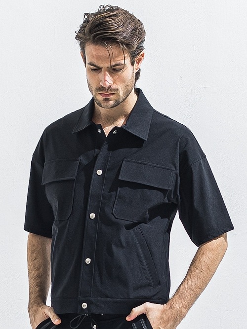 (ͽ���ʡ�5��6������ͽ��/40TH RESOUND CLOTHING���ꥵ����ɥ���������/CPO HALE SHIRTS JK/BLACK