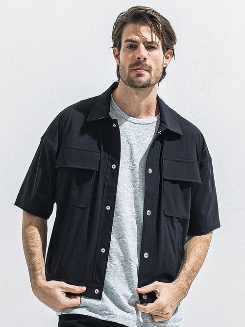 (ͽ���ʡ�5��6������ͽ��/40TH RESOUND CLOTHING���ꥵ����ɥ���������/CPO HALE SHIRTS JK/BLACK