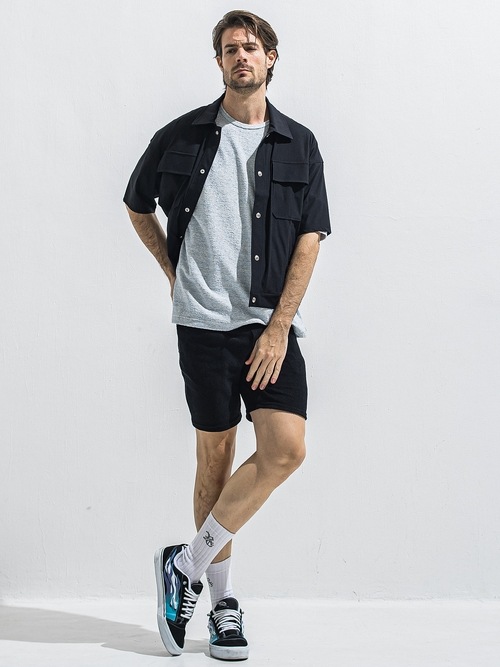 (ͽ���ʡ�5��6������ͽ��/40TH RESOUND CLOTHING���ꥵ����ɥ���������/CPO HALE SHIRTS JK/BLACK