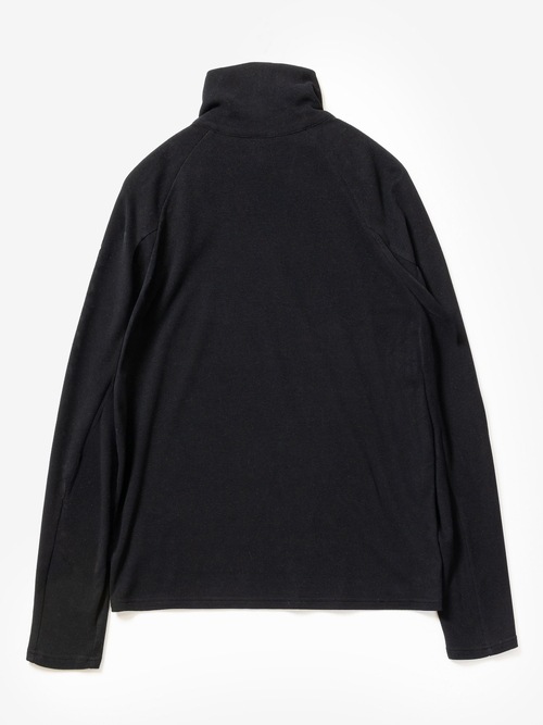 (ͽ���ʡ�8��9������ͽ��/ATTACHMENT�������å�����/VI/PE SMOOTH ZIP-UP HIGHNECK L/S TEE/BLACK