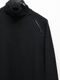ATTACHMENT�������å�����/VI/PE SMOOTH ZIP-UP HIGHNECK L/S TEE/BLACK