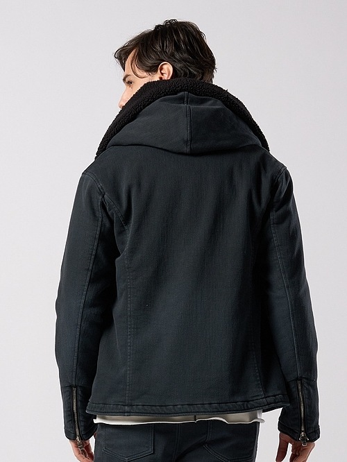 (ͽ���ʡ�10��11������ͽ��/wjk�����֥른��������/denim jersey hooded riders/black used