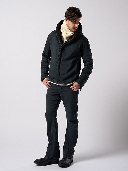 (ͽ���ʡ�10��11������ͽ��/wjk�����֥른��������/denim jersey hooded riders/black used