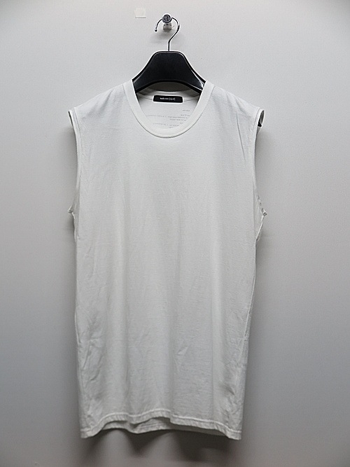 nude:masahiko maruyama ̡:ޥҥޥ/SLEEVELESS BACK PRINT T SHIRT/Off White