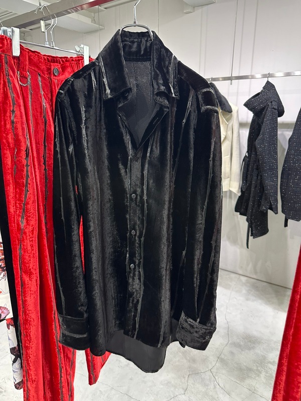 (ͽ���ʡ�10������11������ͽ��/kiryuyrik������奦����奦/TOGE Velvet Shirt/Black