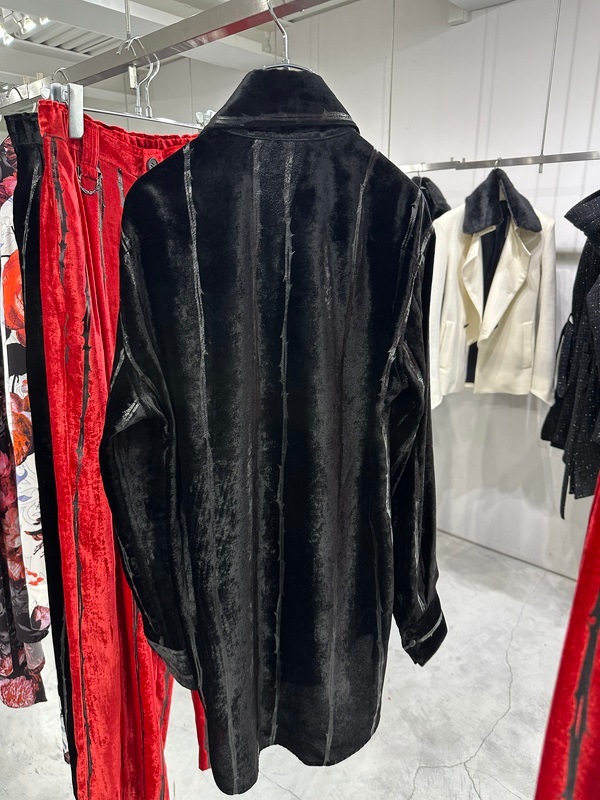 (ͽ���ʡ�10������11������ͽ��/kiryuyrik������奦����奦/TOGE Velvet Shirt/Black