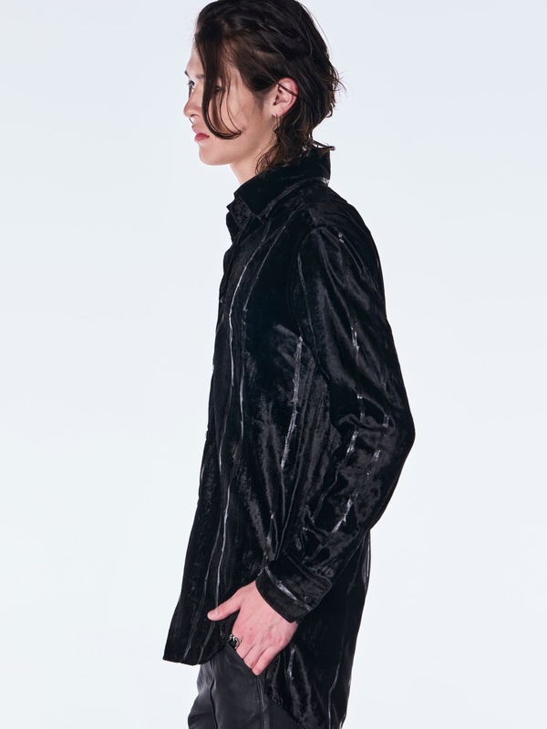 (ͽ���ʡ�10������11������ͽ��/kiryuyrik������奦����奦/TOGE Velvet Shirt/Black