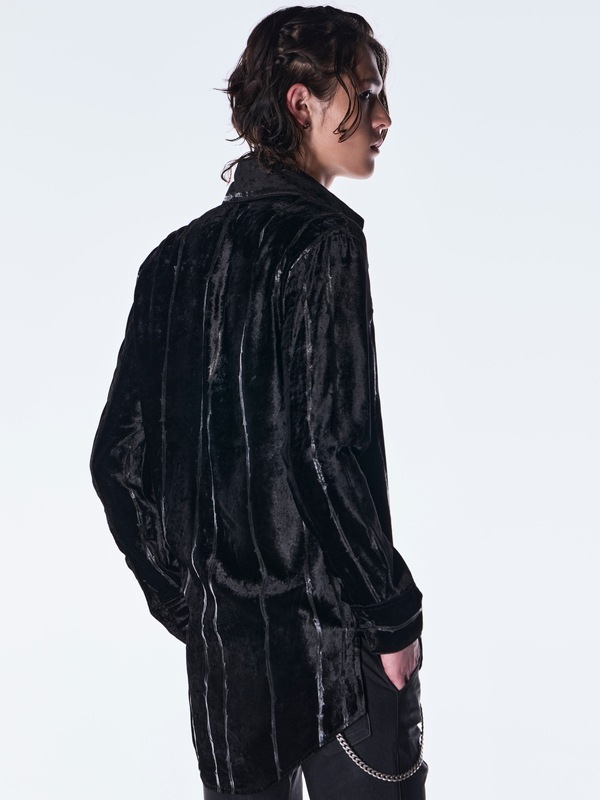 (ͽ���ʡ�10������11������ͽ��/kiryuyrik������奦����奦/TOGE Velvet Shirt/Black